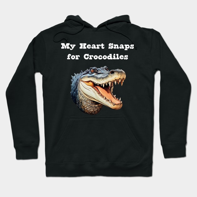 Australian Salt Water Crocodile Hoodie by dinokate